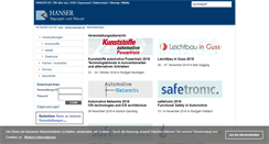 Desktop Screenshot of hanser-tagungen.de